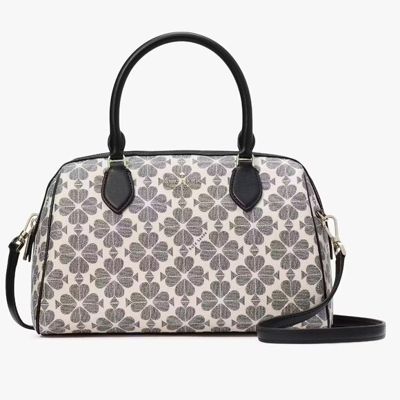 NWT ⭐ KATE SPADE #1831 Signature Spade Flower Large Dolly Duffle Crossbody ✨ NWT - Picture 1 of 17